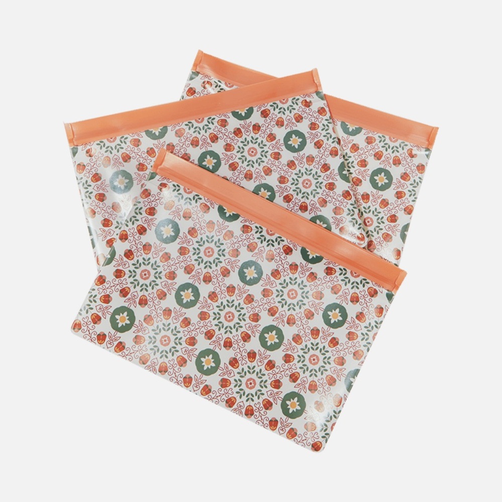 Chic & Tonic Reusable Lunch Bags Set of 3